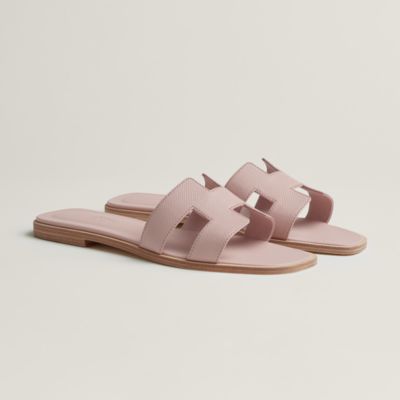 Hermes store slippers pink